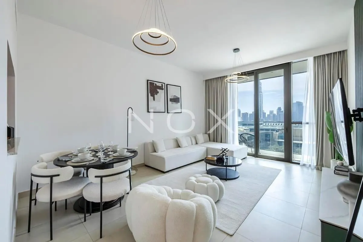 White Serenity 2Br Perfect Spot For Leisure At Downtown Views 1 Apartment Dubai